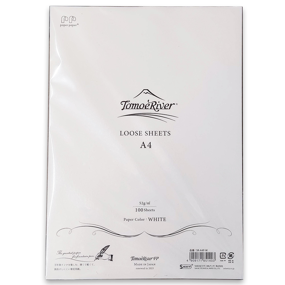 100 Feuilles A4 Blanches de Tomoe River - Nibs Plus Ultra