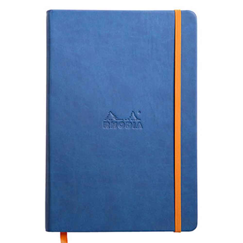 Rhodia Hardcover notebook A5 Lined Sapphire Blue 118748